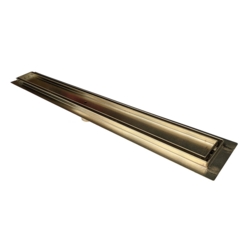 Specialty Products Serene Drains: 30 Inch Satin Gold Tile Insert Linear Shower Drain by SereneDrains